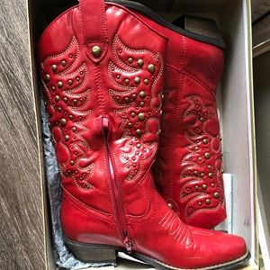 Red Cowboy Boots